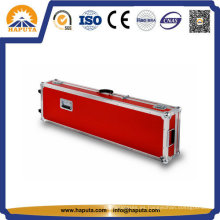 Caja de instrumentos de vuelo de guitarra de aluminio rojo (HF-6025)